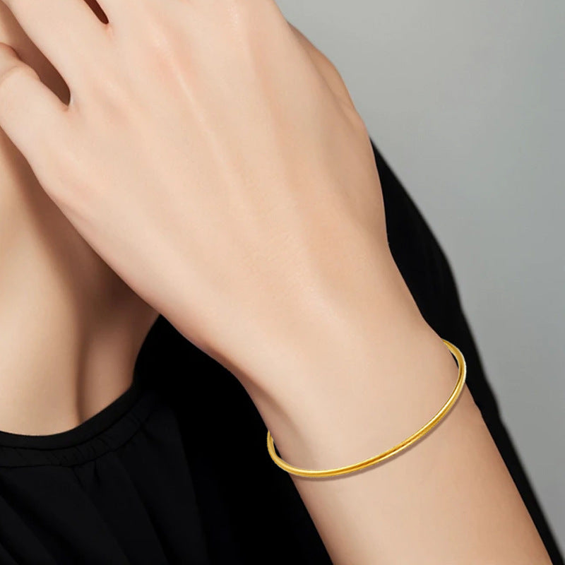 Multi-Layer 3mm Circular Ring Bracelet: Stylish Wrist Essential