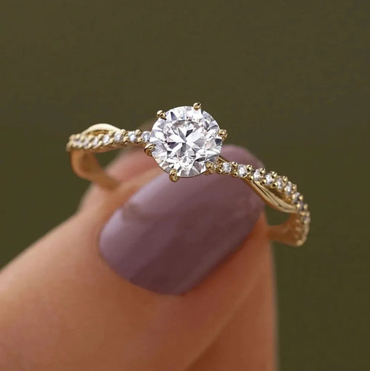 Exquisite Twist of Elegance and Sparkle