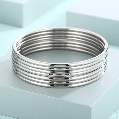 Multi-Layer 3mm Circular Ring Bracelet: Stylish Wrist Essential