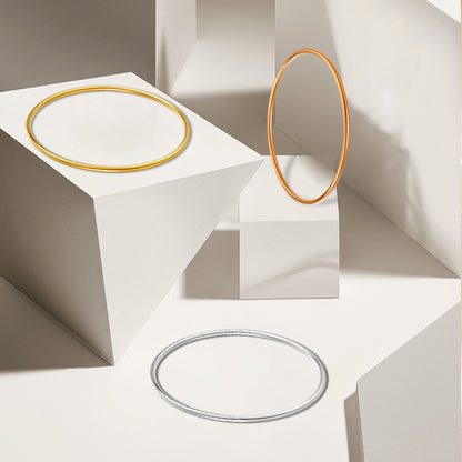 Multi-Layer 3mm Circular Ring Bracelet: Stylish Wrist Essential